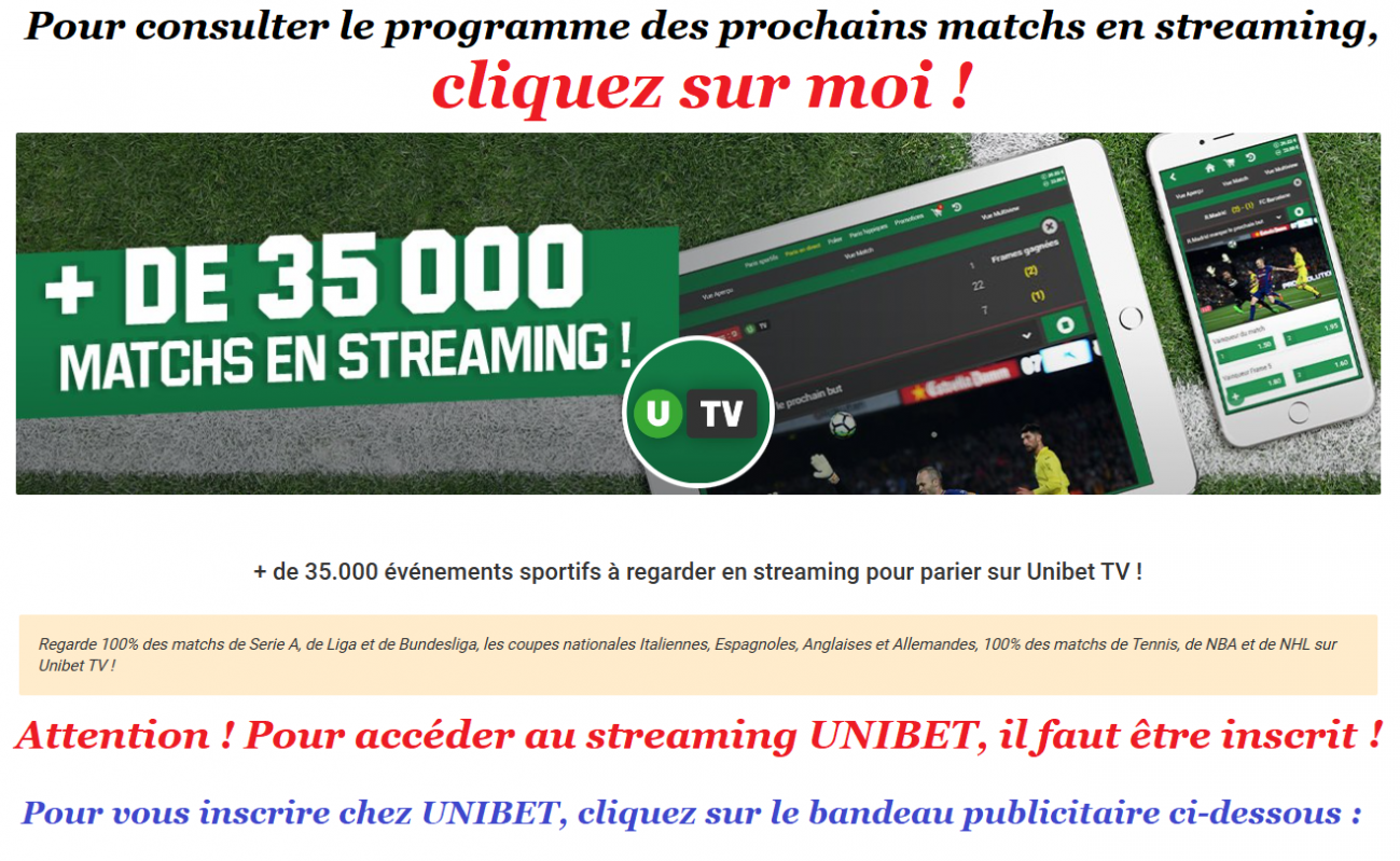 Unibet streaming